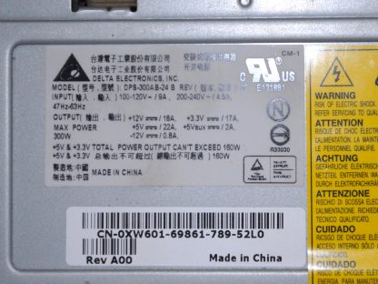 Delta DPS0300A 300W-label