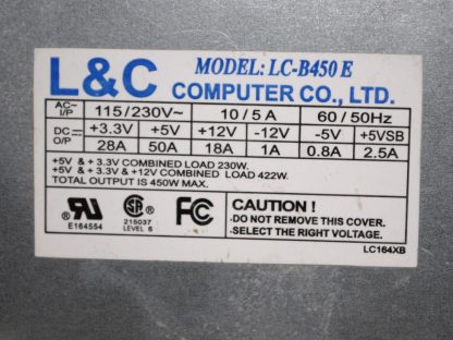 L&C LC-B450 E 450W-label